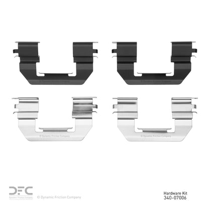 Dynamic Friction Company Disc Brake Hardware Kit 340-07006