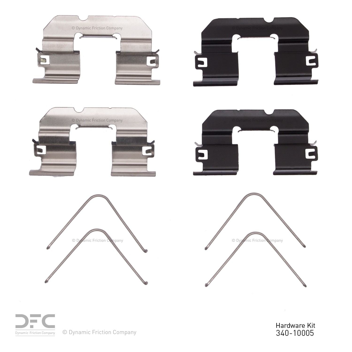Dynamic Friction Company Disc Brake Hardware Kit 340-10005