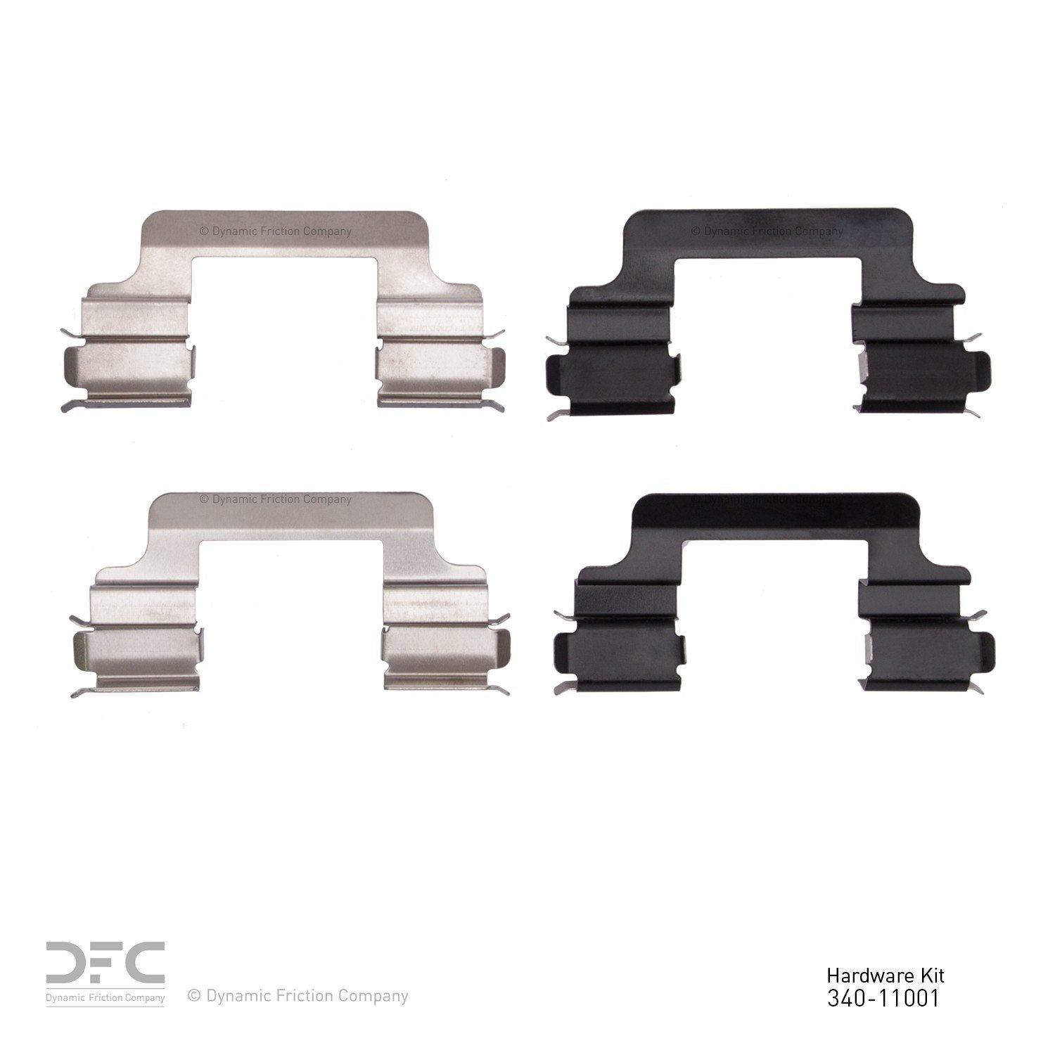 Dynamic Friction Company Disc Brake Hardware Kit 340-11001