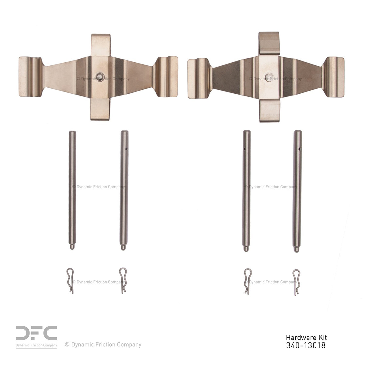 Dynamic Friction Company Disc Brake Hardware Kit 340-13018