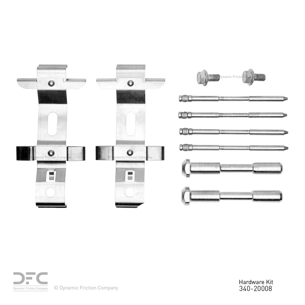 DFC 04-20 Ferrari 360 Front Premium Hardware Kit 340-20008