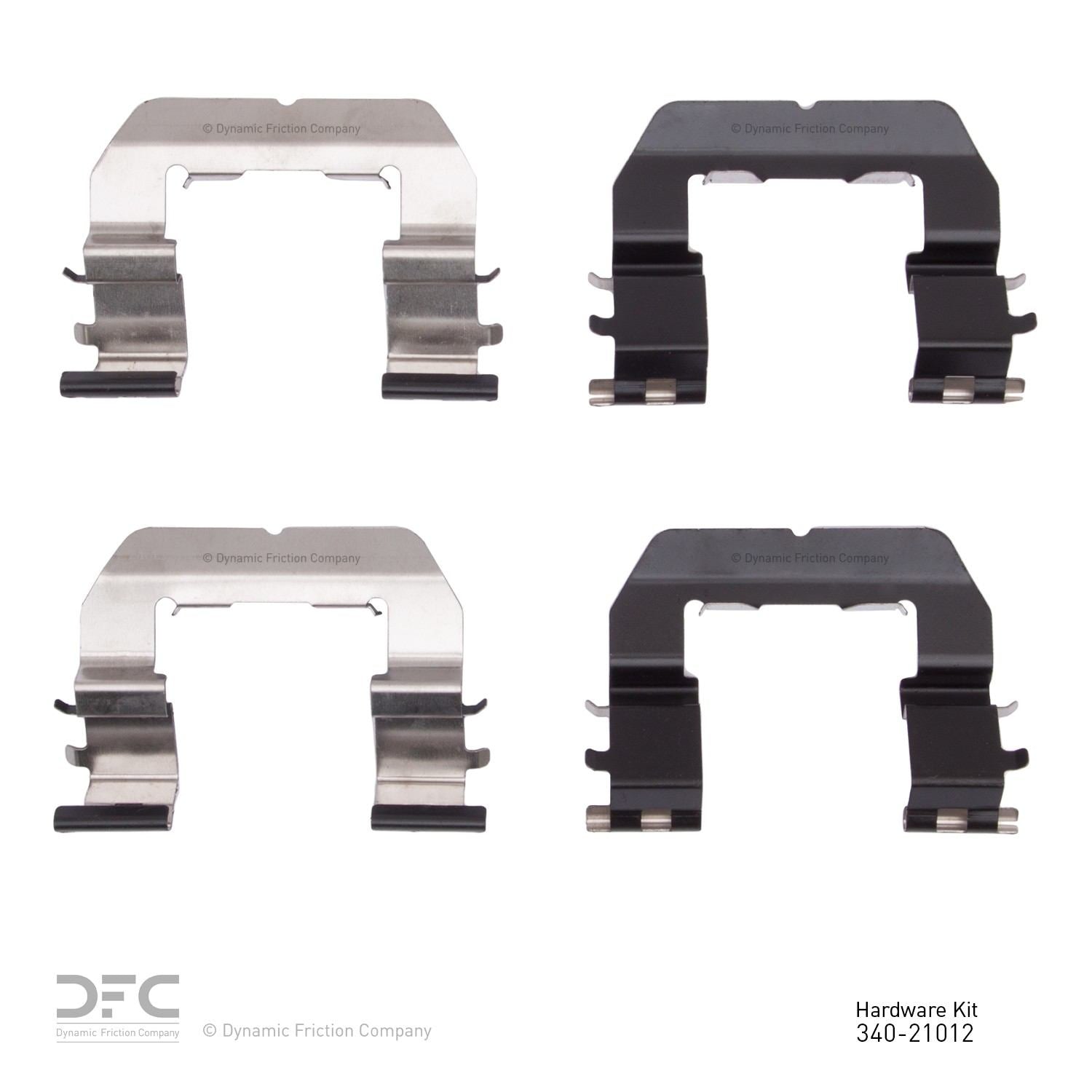 Dynamic Friction Company Disc Brake Hardware Kit 340-21012