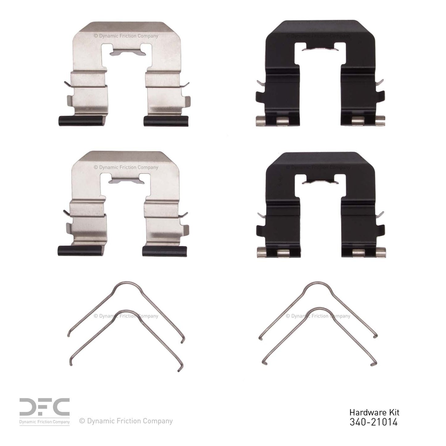 Dynamic Friction Company Disc Brake Hardware Kit 340-21014