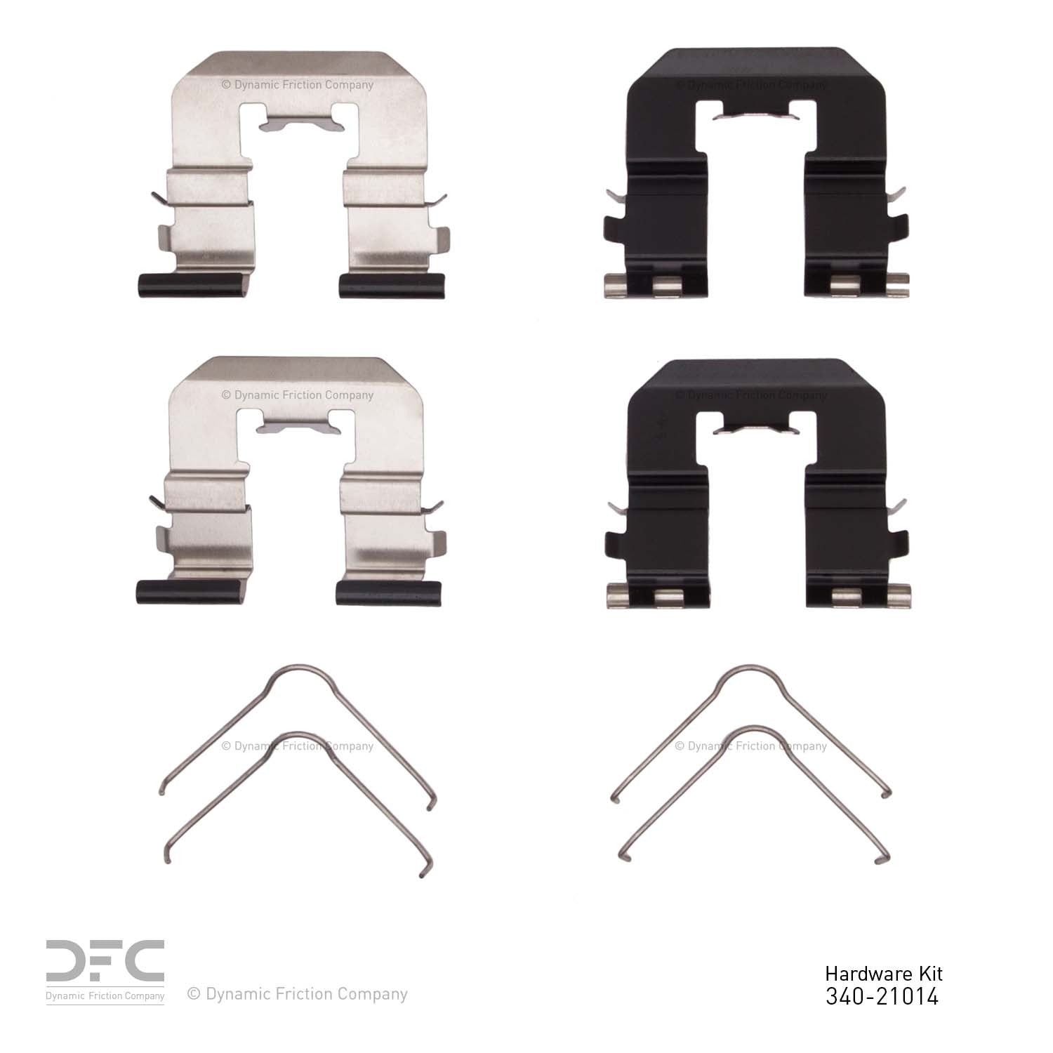 Dynamic Friction Company Disc Brake Hardware Kit 340-21014