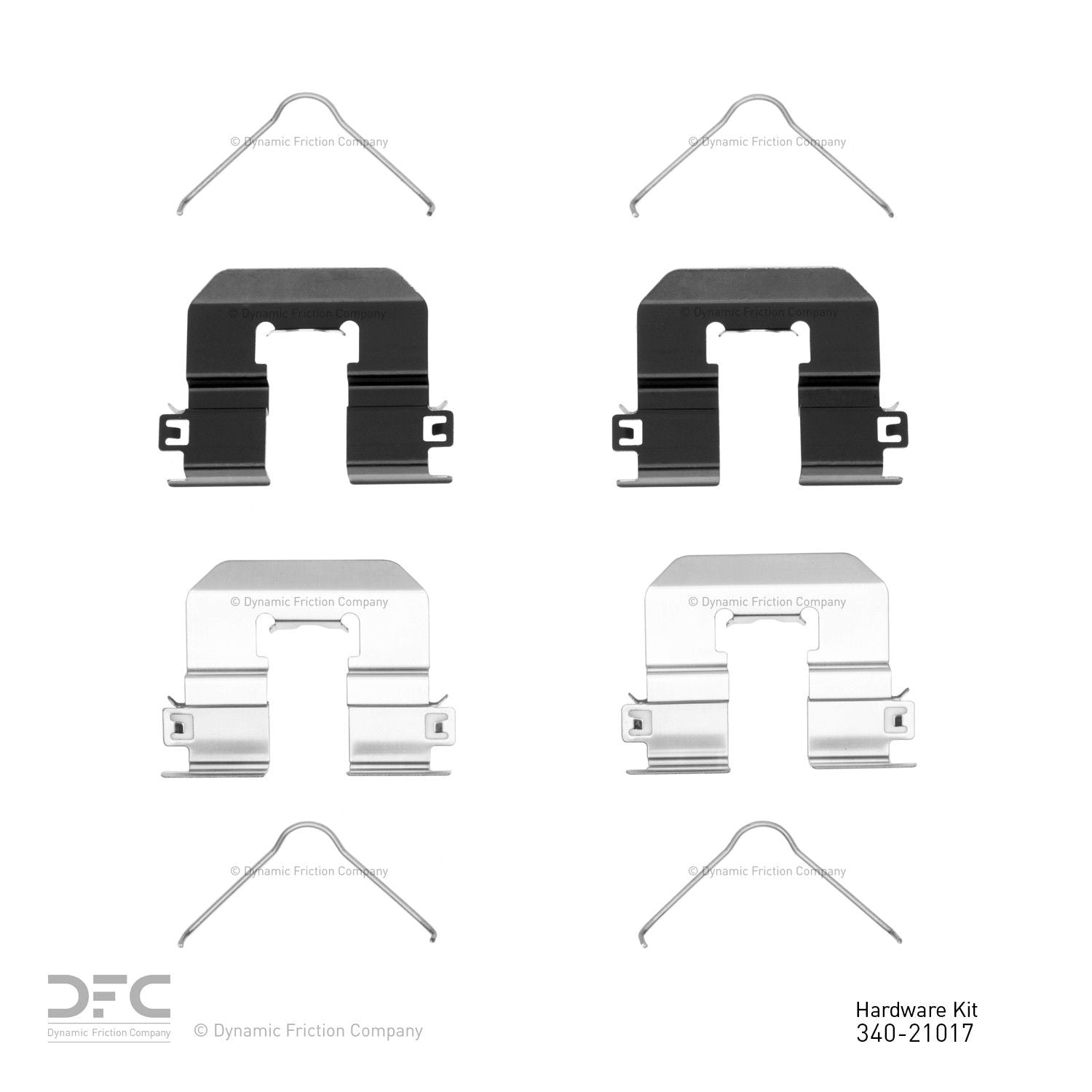 Dynamic Friction Company Disc Brake Hardware Kit 340-21017