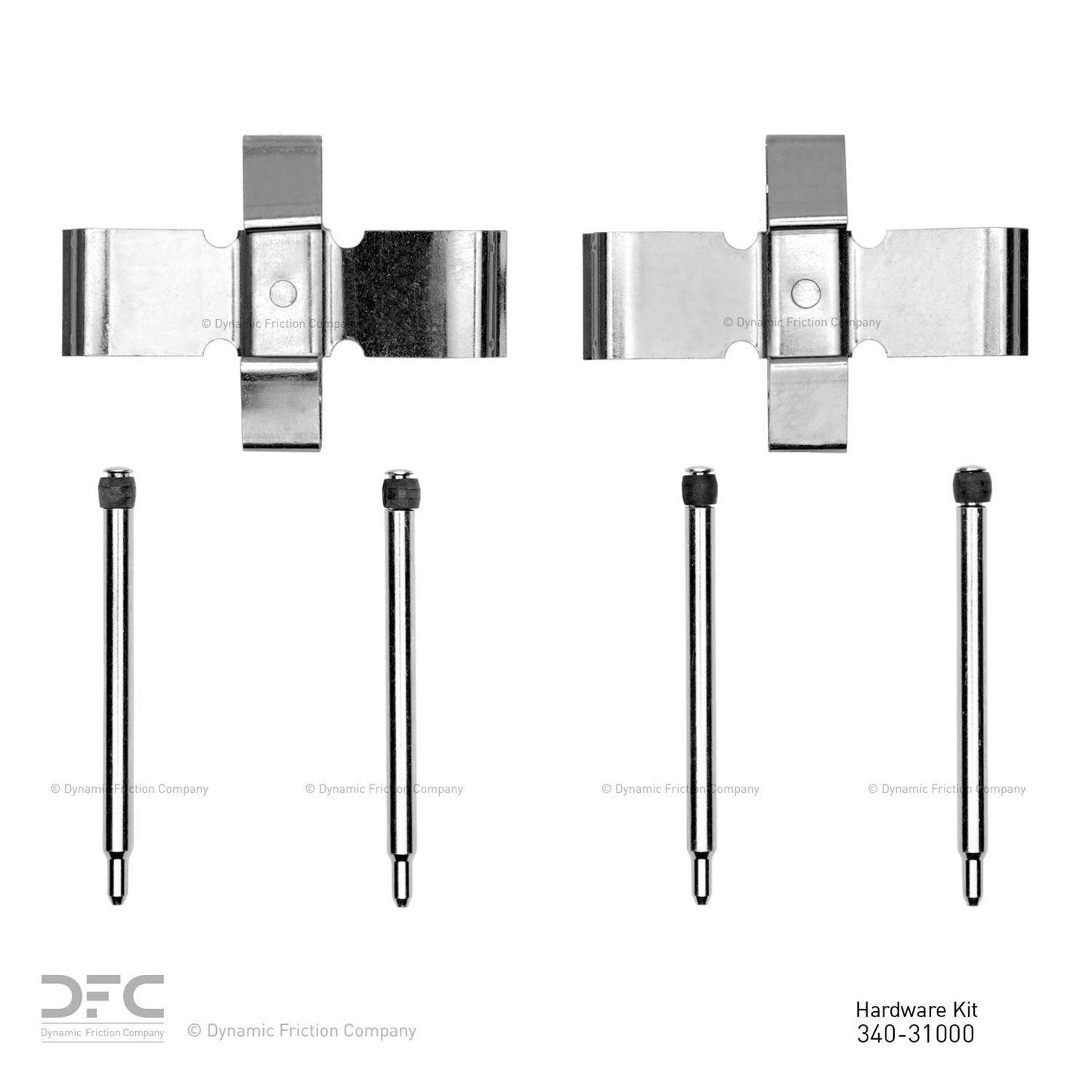 Dynamic Friction Company Disc Brake Hardware Kit 340-31000