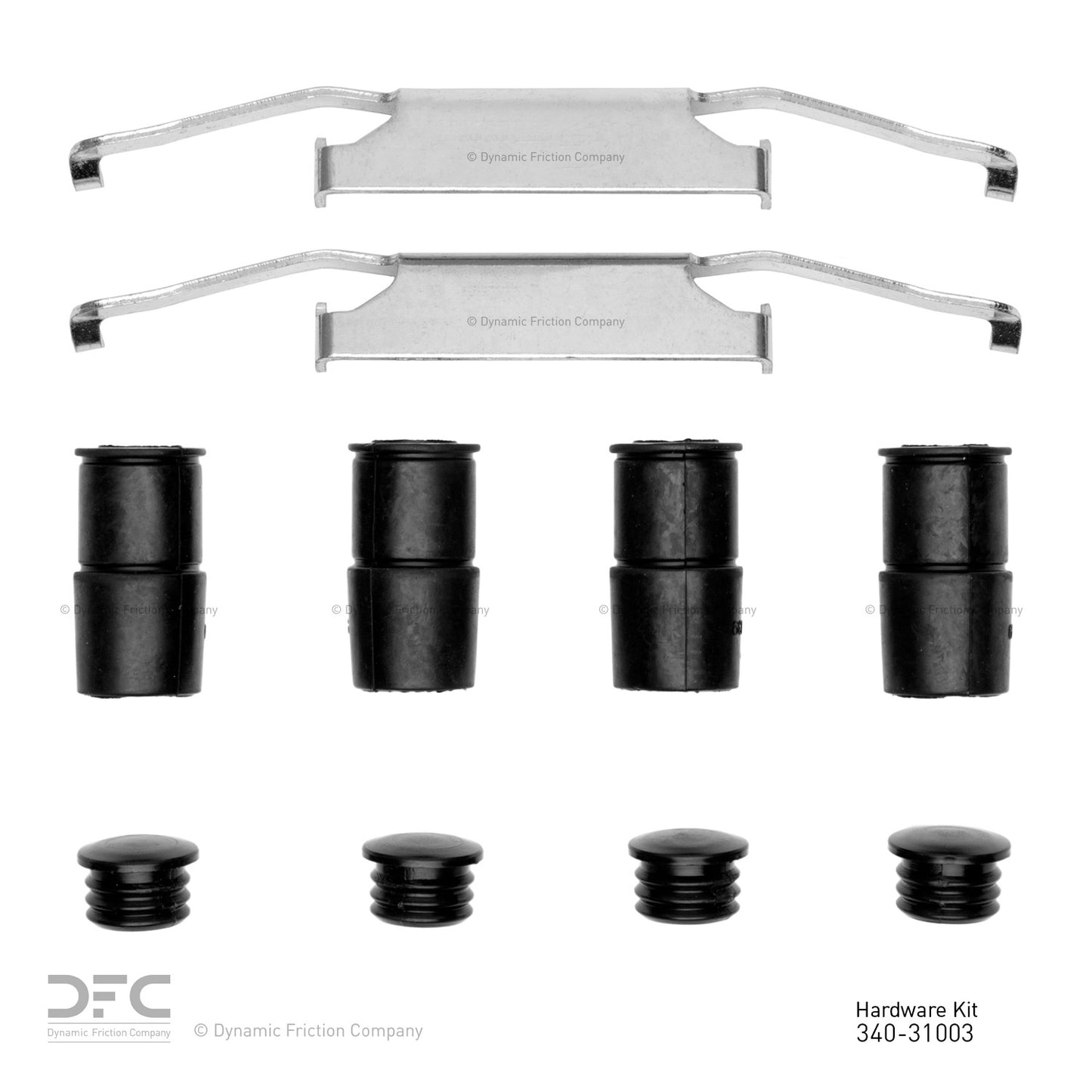 Dynamic Friction Company Disc Brake Hardware Kit 340-31003
