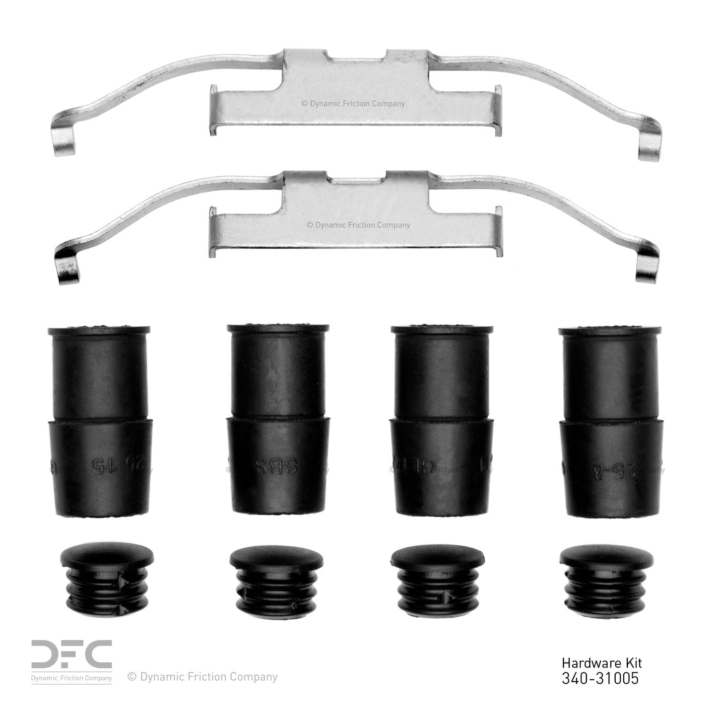Dynamic Friction Company Disc Brake Hardware Kit 340-31005