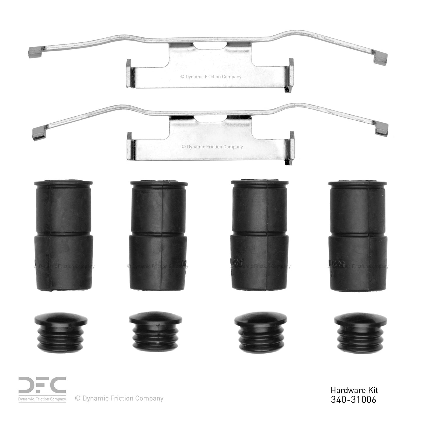 Dynamic Friction Company Disc Brake Hardware Kit 340-31006