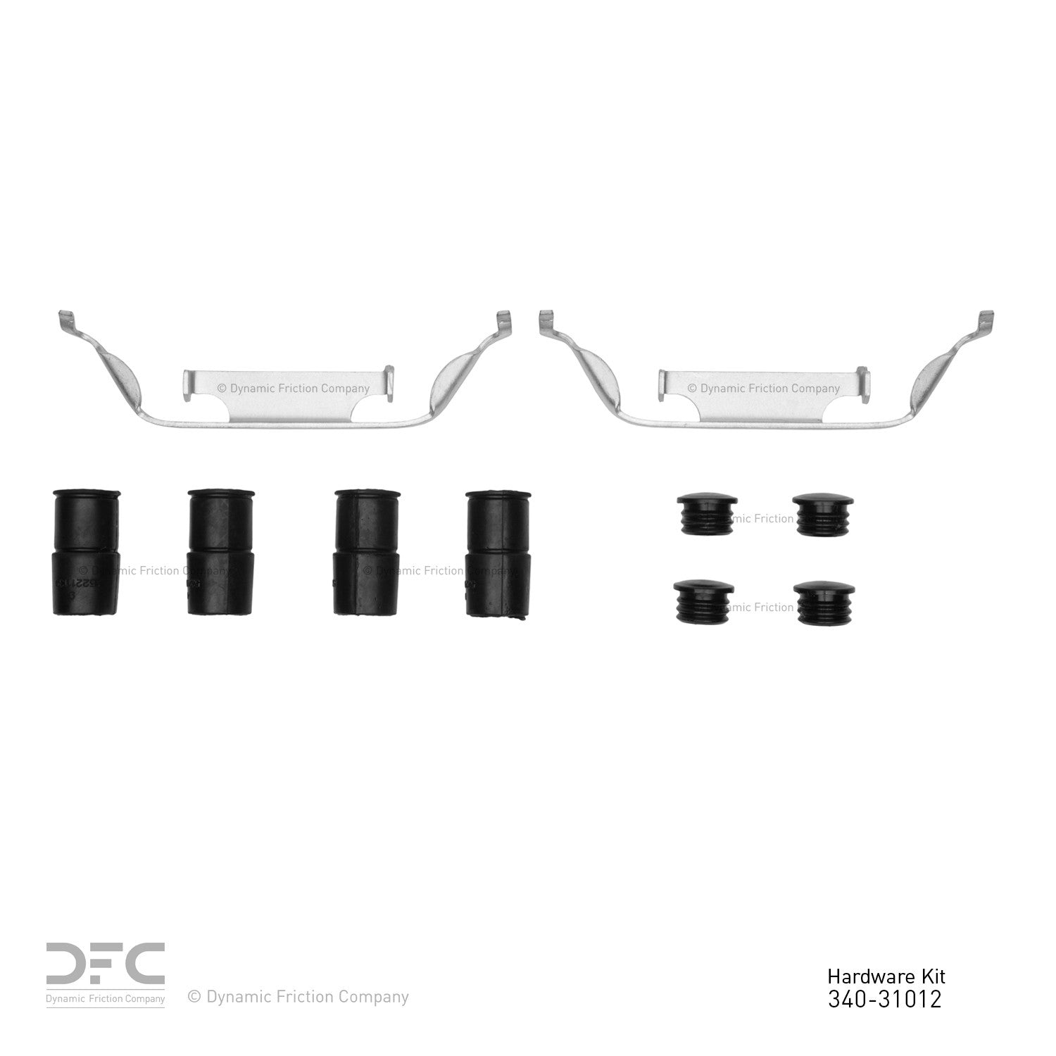 Dynamic Friction Company Disc Brake Hardware Kit 340-31012