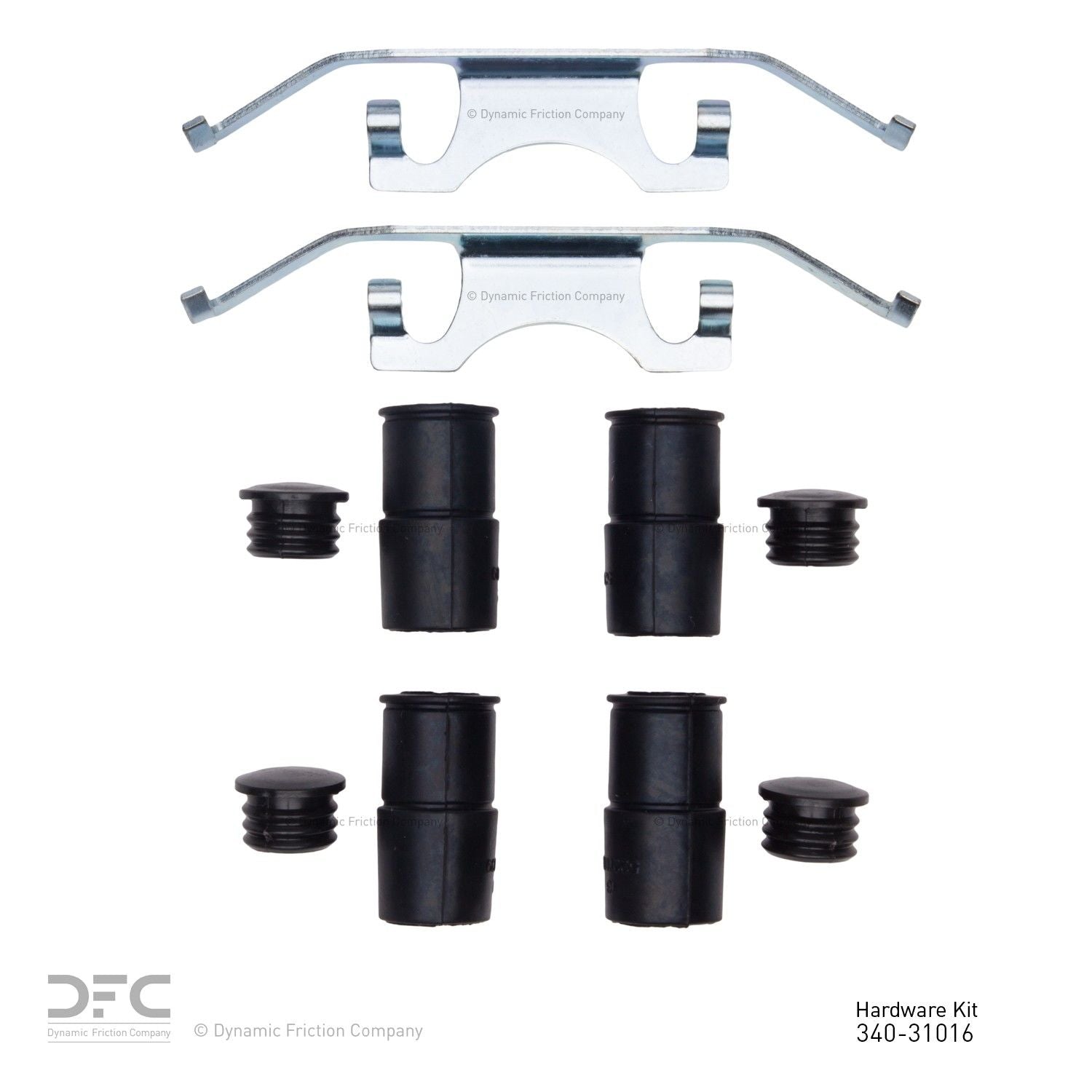 Dynamic Friction Company Disc Brake Hardware Kit 340-31016