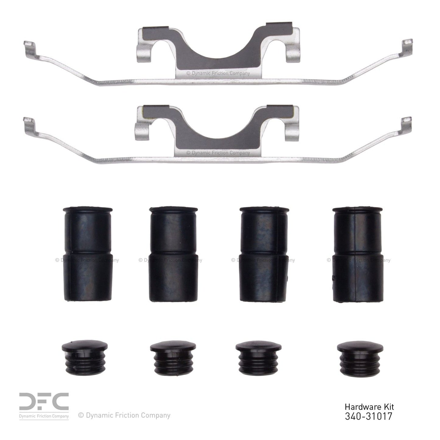 Dynamic Friction Company Disc Brake Hardware Kit 340-31017