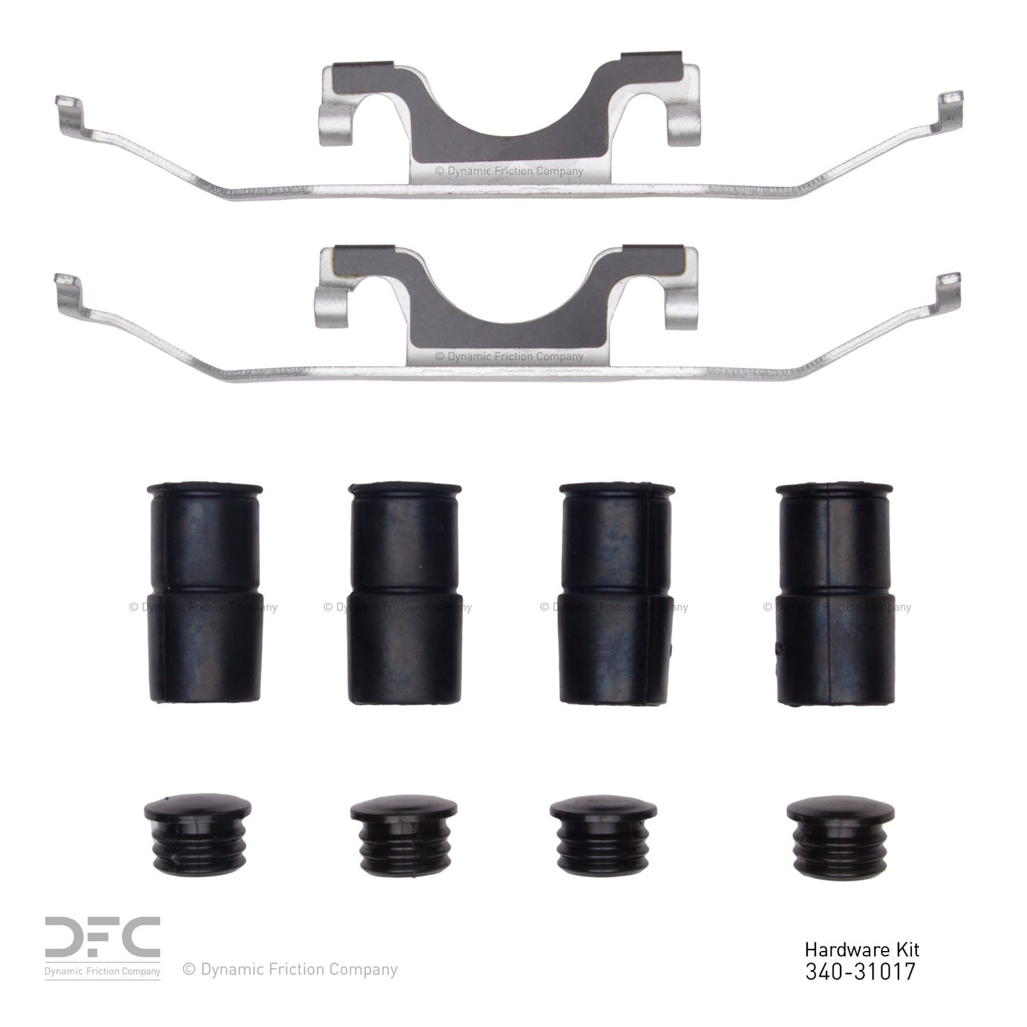 Dynamic Friction Company Disc Brake Hardware Kit 340-31017