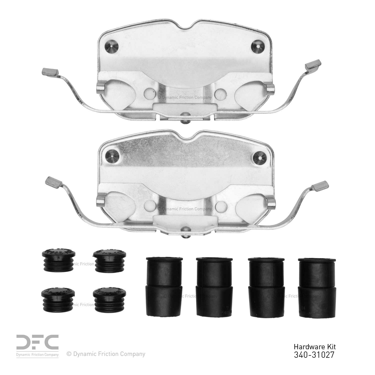 Dynamic Friction Company Disc Brake Hardware Kit 340-31027