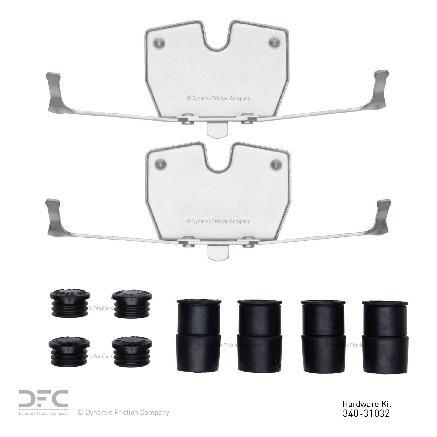 Dynamic Friction Company Disc Brake Hardware Kit 340-31032