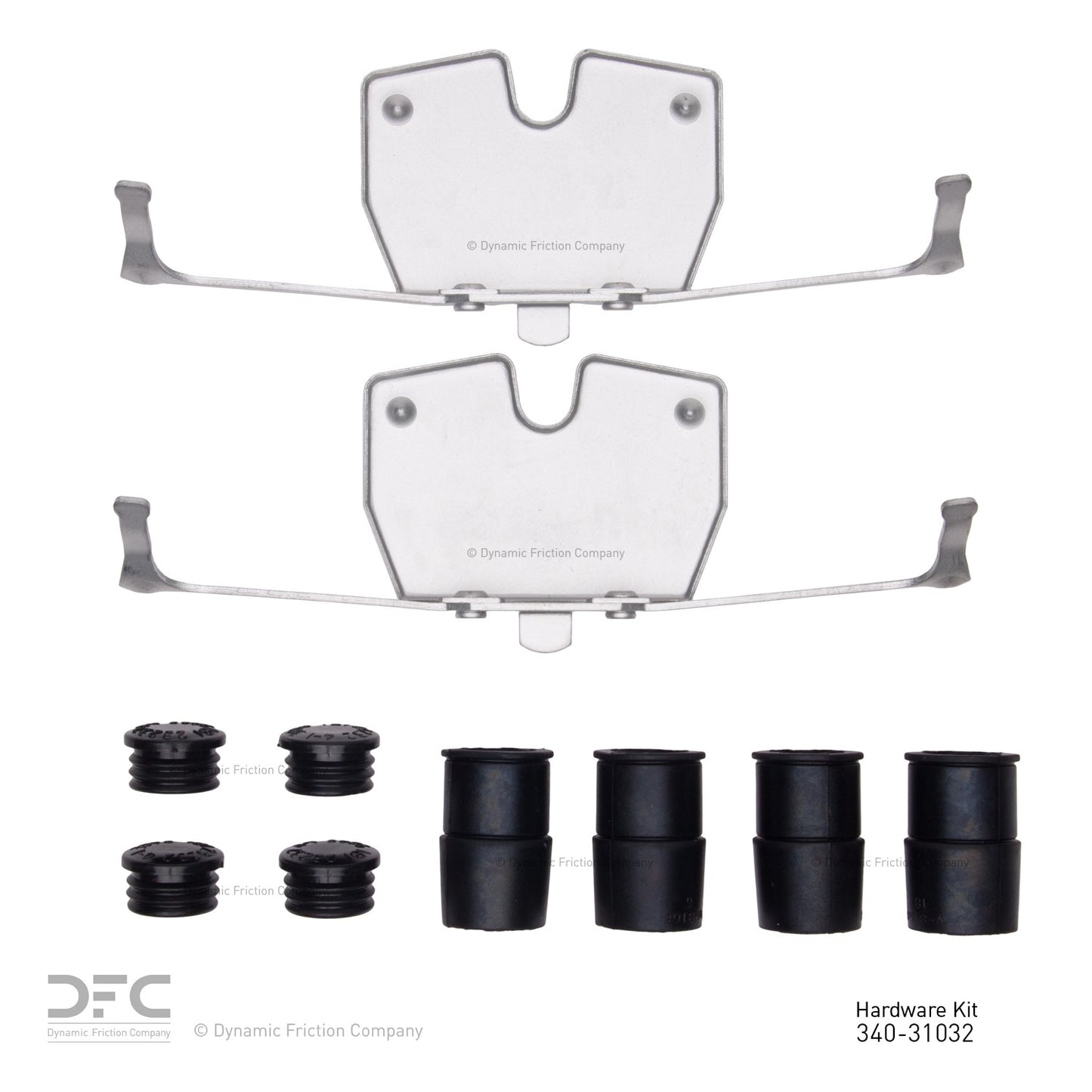 Dynamic Friction Company Disc Brake Hardware Kit 340-31032