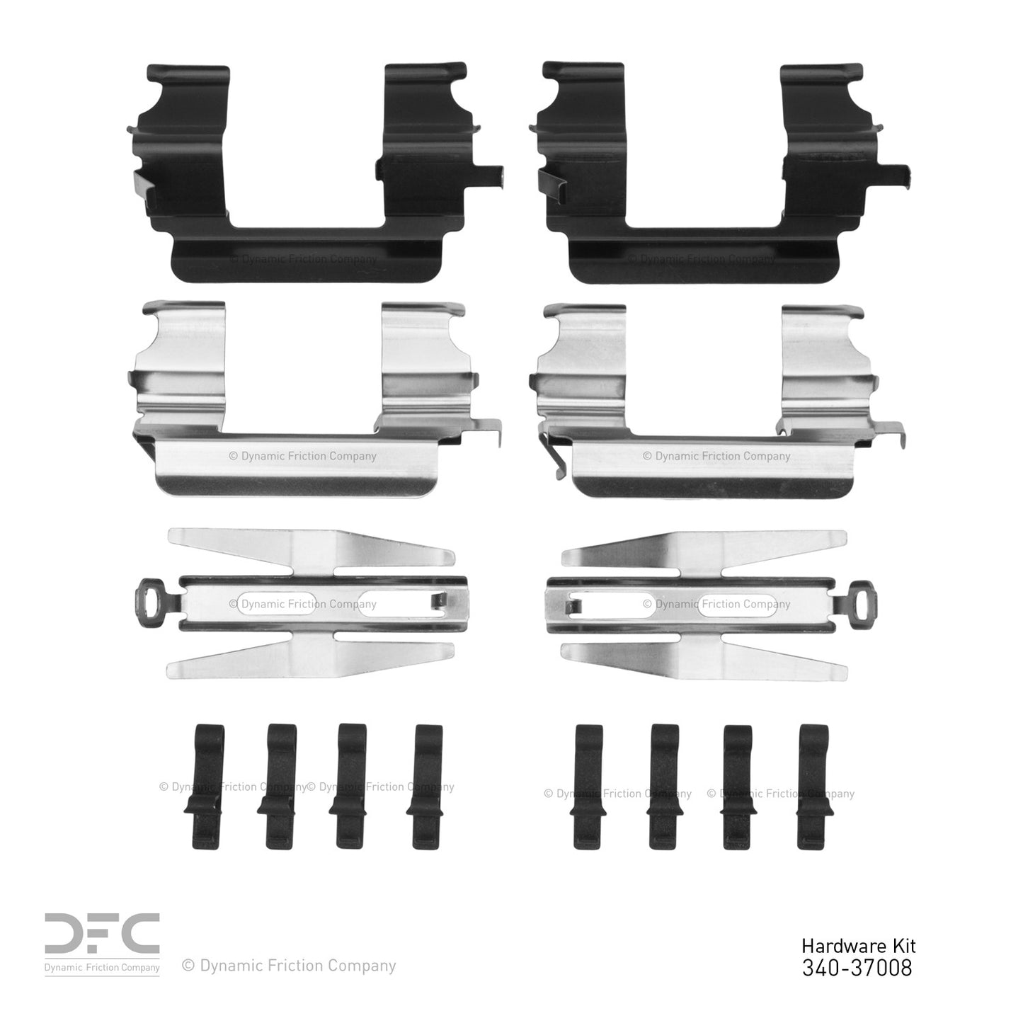 Dynamic Friction Company Disc Brake Hardware Kit 340-37008