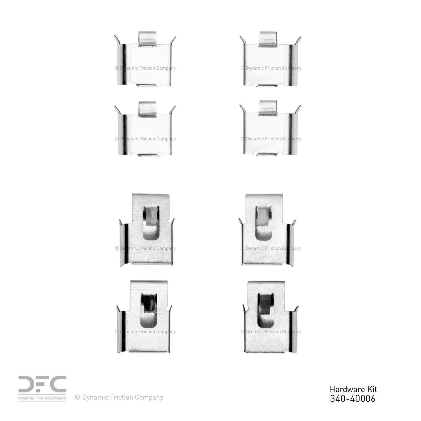 Dynamic Friction Company Disc Brake Hardware Kit 340-40006