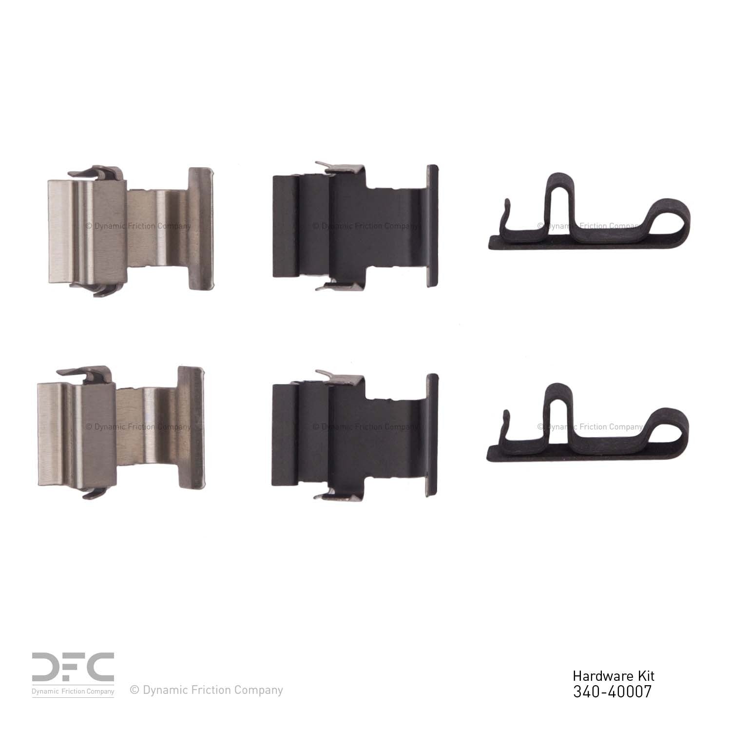 Dynamic Friction Company Disc Brake Hardware Kit 340-40007