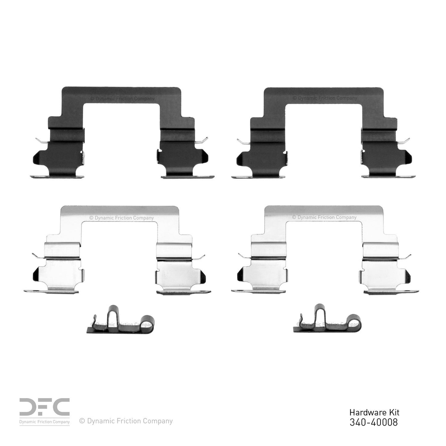 Dynamic Friction Company Disc Brake Hardware Kit 340-40008