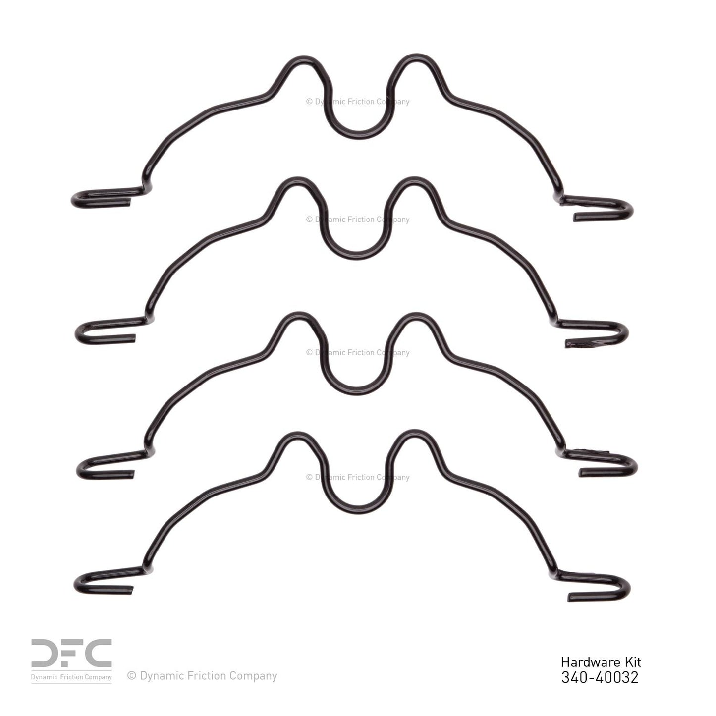 Dynamic Friction Company Disc Brake Hardware Kit 340-40032