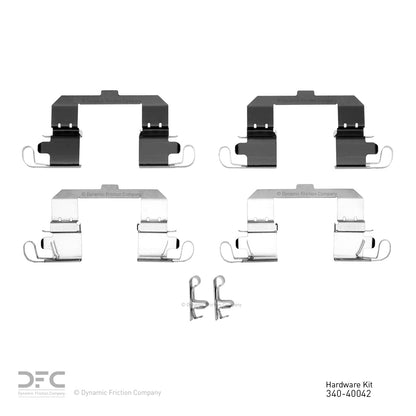 Dynamic Friction Company Disc Brake Hardware Kit 340-40042