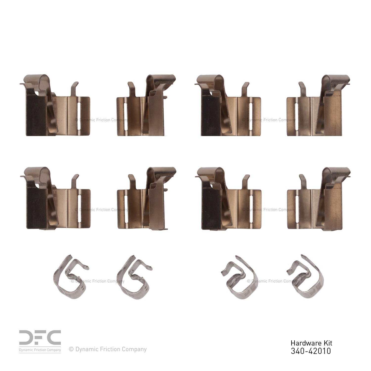 Dynamic Friction Company Disc Brake Hardware Kit 340-42010