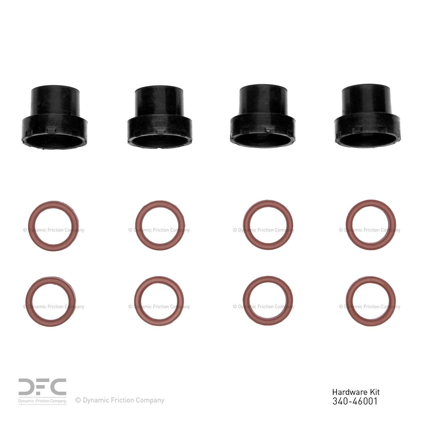 Dynamic Friction Company Disc Brake Hardware Kit 340-46001