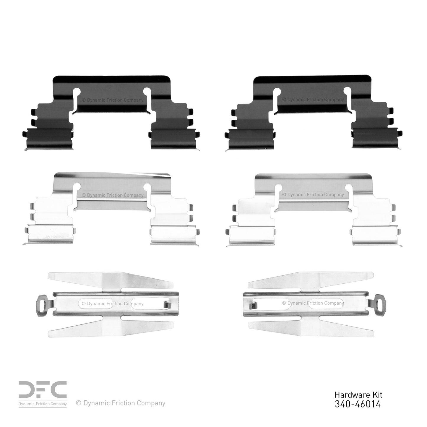 Dynamic Friction Company Disc Brake Hardware Kit 340-46014