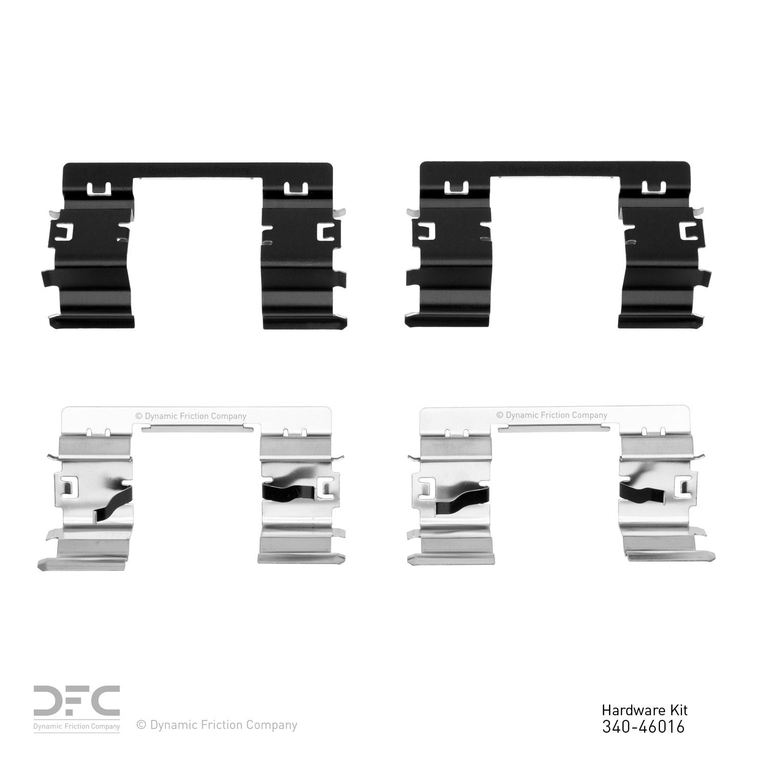 Dynamic Friction Company Disc Brake Hardware Kit 340-46016