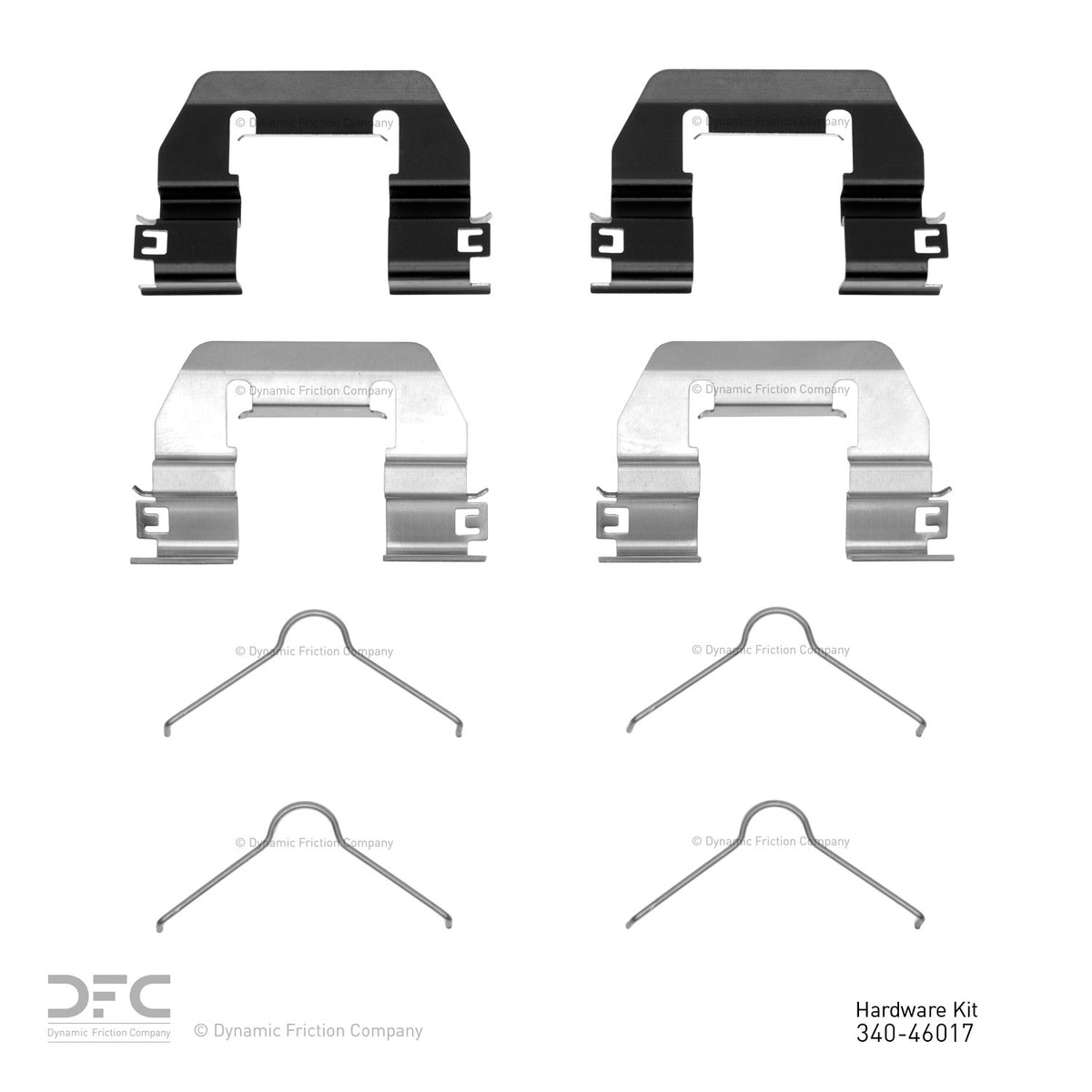 Dynamic Friction Company Disc Brake Hardware Kit 340-46017