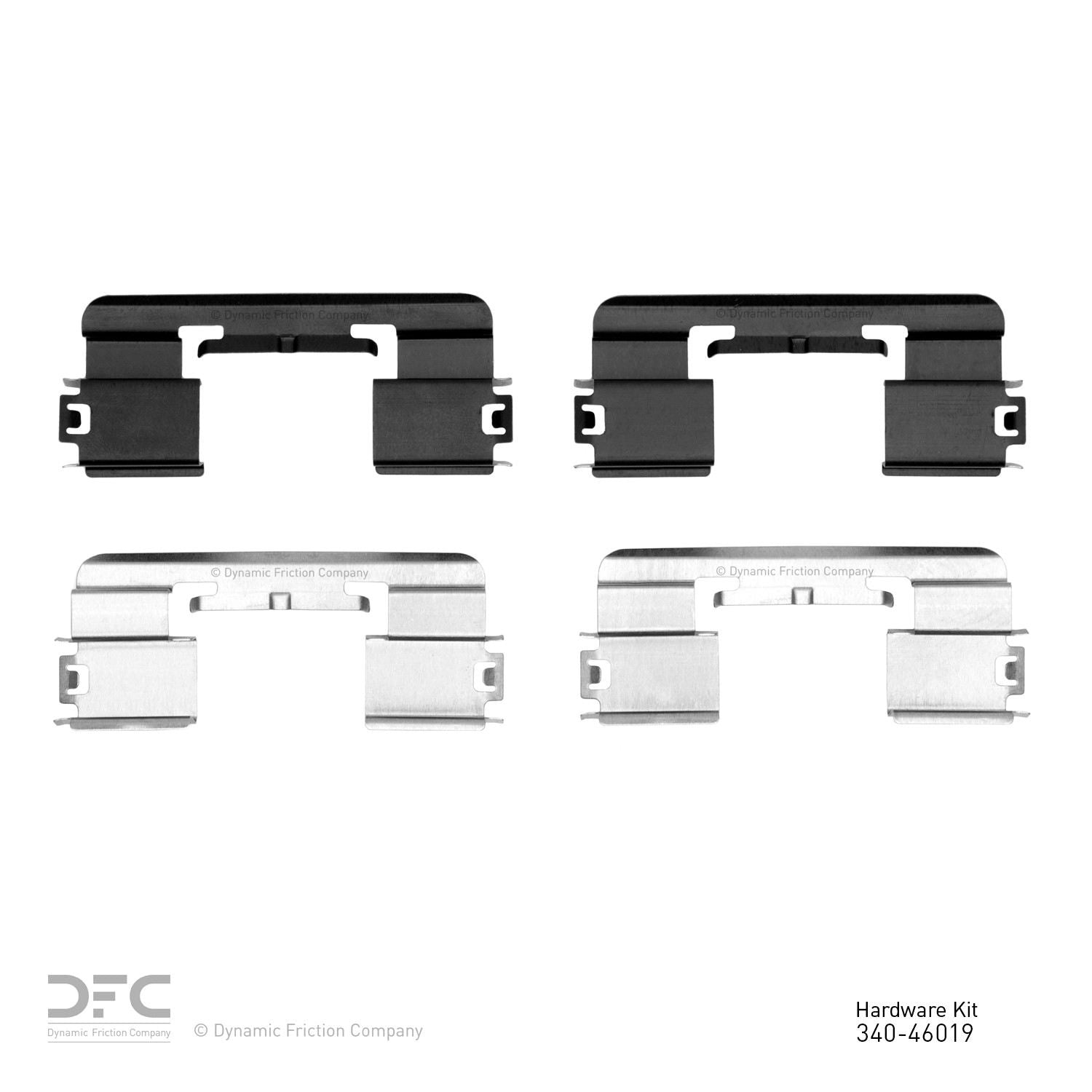Dynamic Friction Company Disc Brake Hardware Kit 340-46019