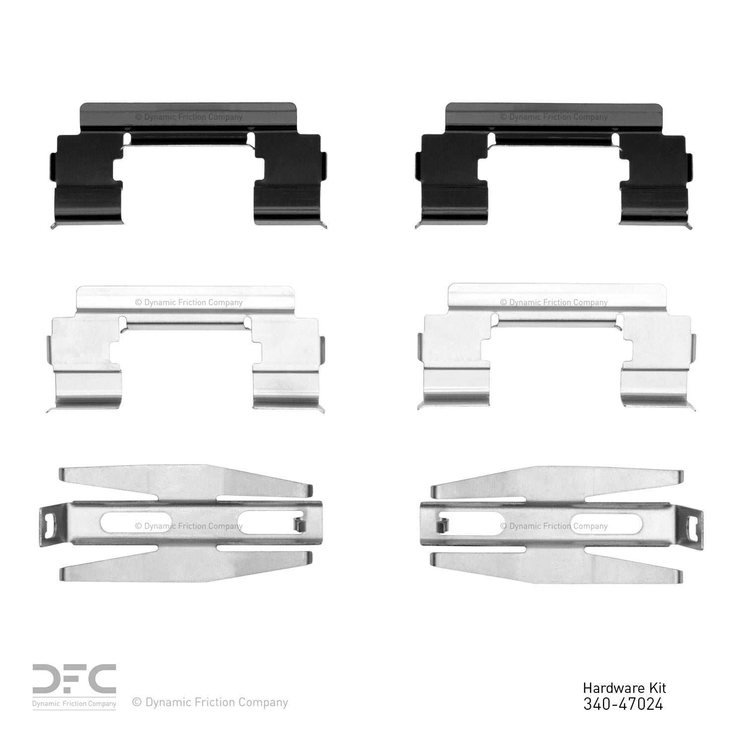 Dynamic Friction Company Disc Brake Hardware Kit 340-47024