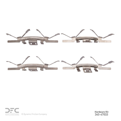 Dynamic Friction Company Disc Brake Hardware Kit 340-47033
