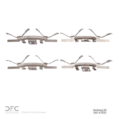 Dynamic Friction Company Disc Brake Hardware Kit 340-47033