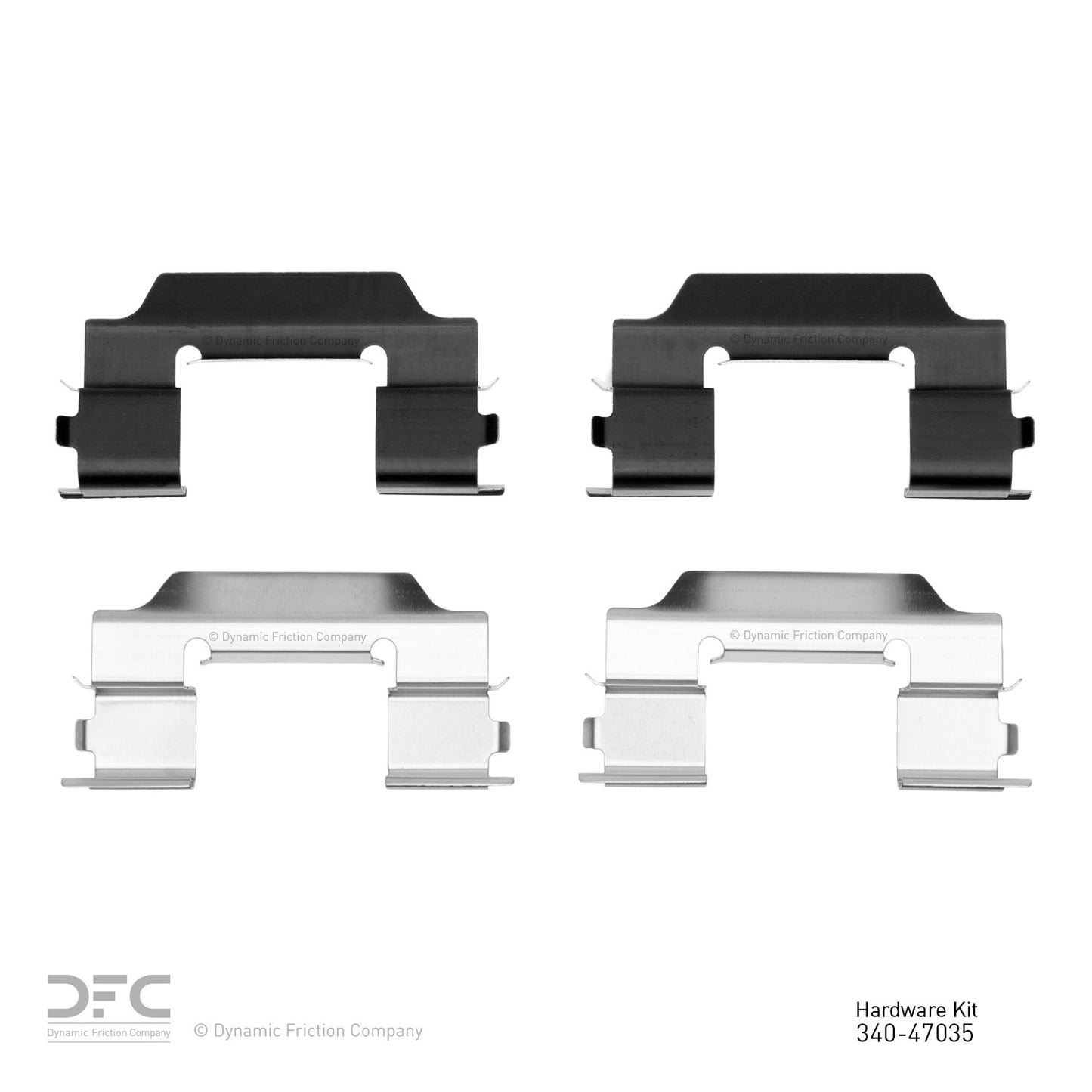 Dynamic Friction Company Disc Brake Hardware Kit 340-47035