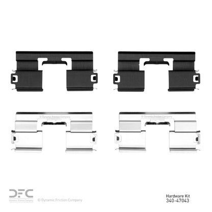 Dynamic Friction Company Disc Brake Hardware Kit 340-47043