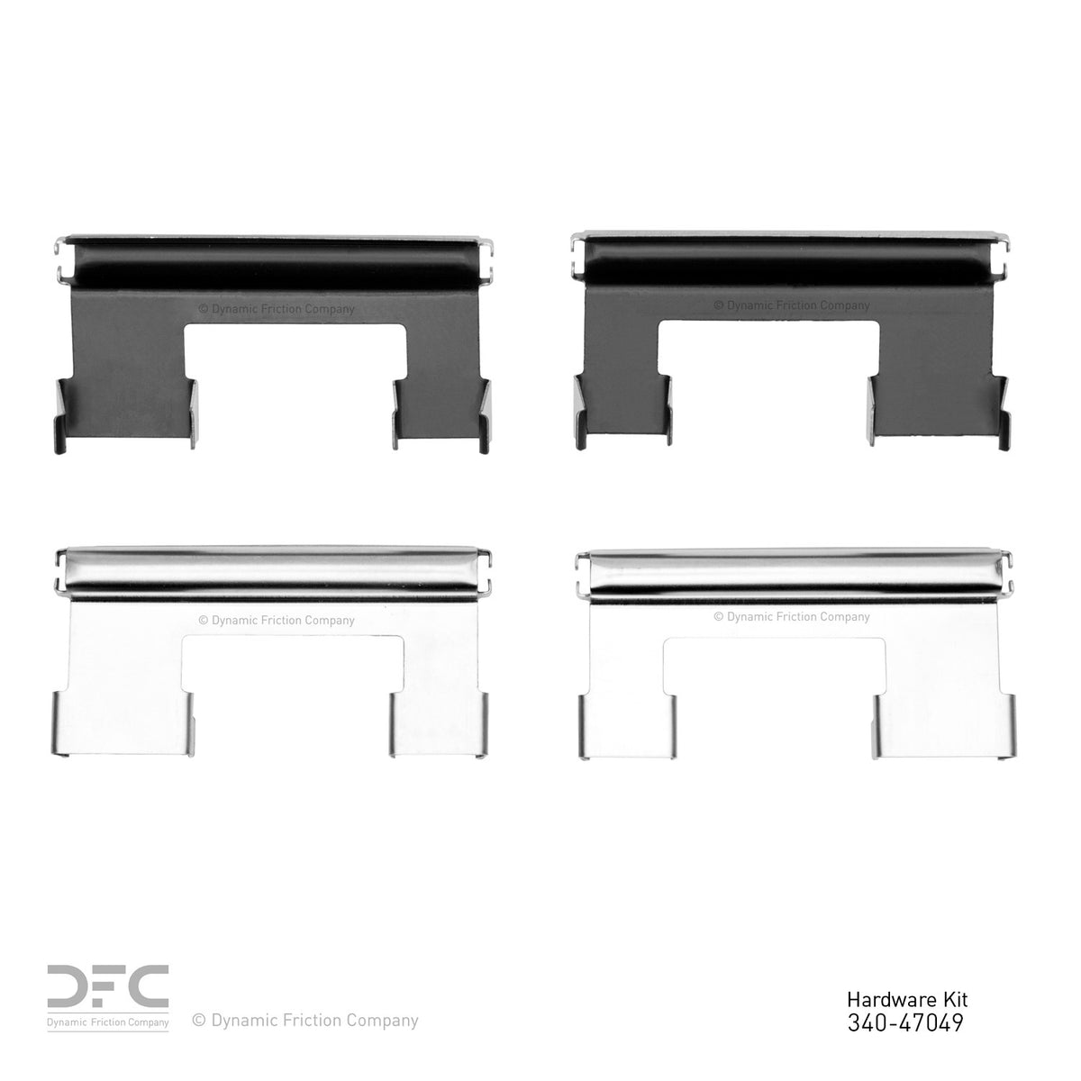Dynamic Friction Company Disc Brake Hardware Kit 340-47049