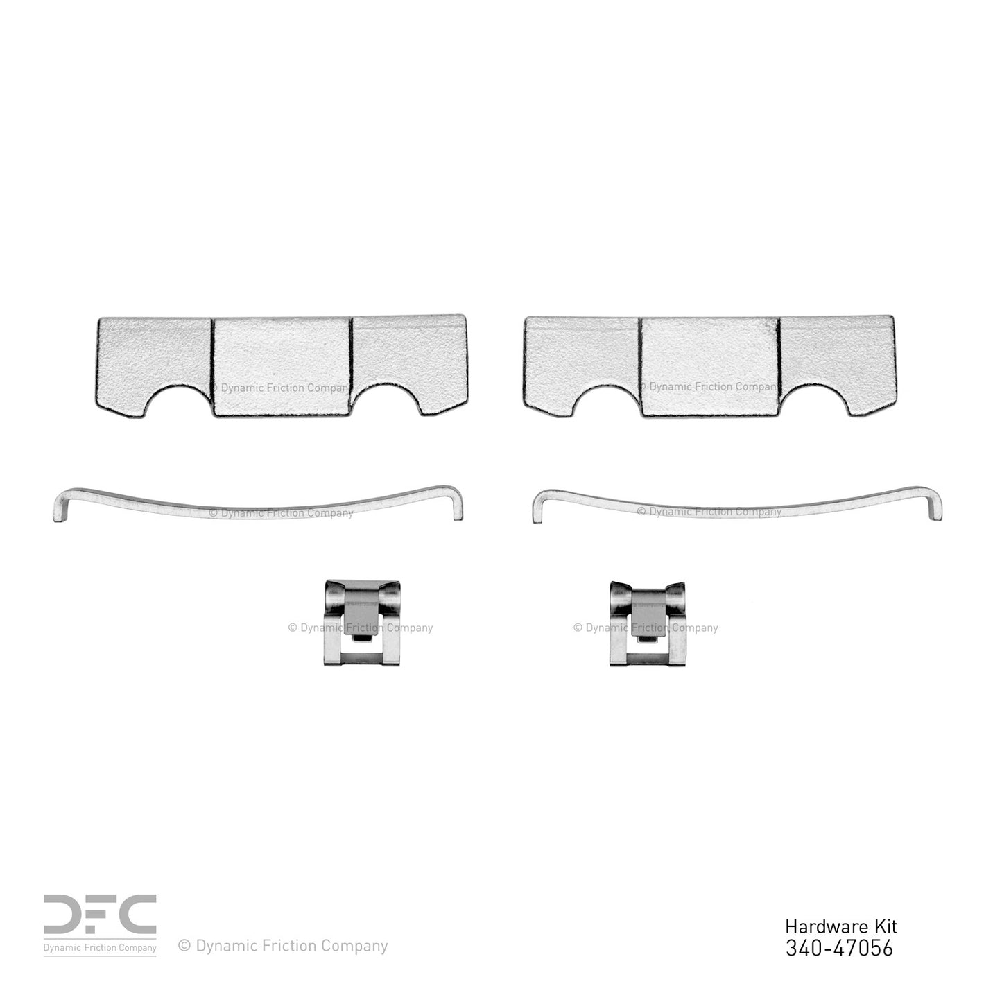Dynamic Friction Company Disc Brake Hardware Kit 340-47056