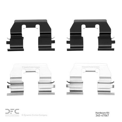 Dynamic Friction Company Disc Brake Hardware Kit 340-47067
