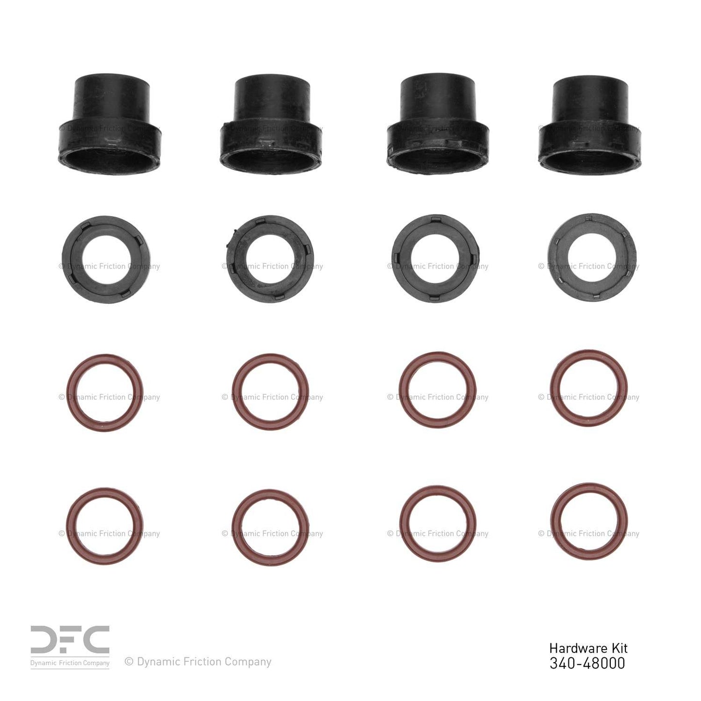 Dynamic Friction Company Disc Brake Hardware Kit 340-48000