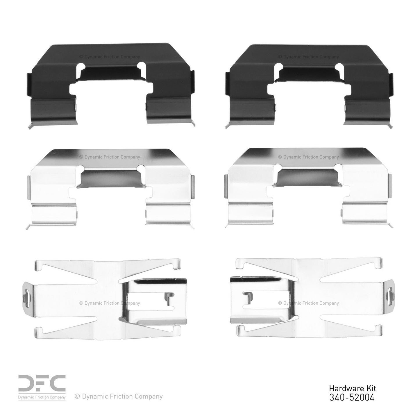 Dynamic Friction Company Disc Brake Hardware Kit 340-52004