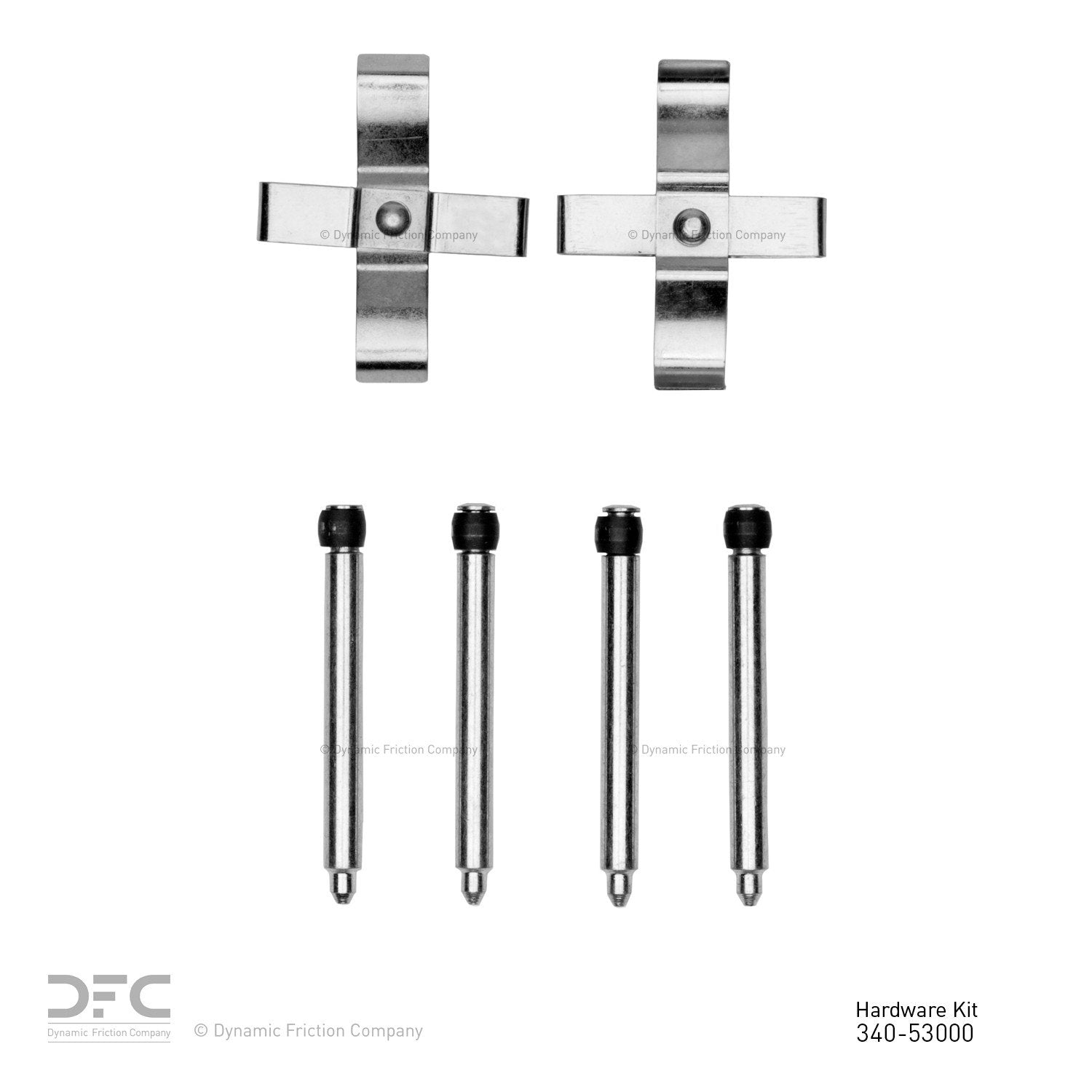 Dynamic Friction Company Disc Brake Hardware Kit 340-53000