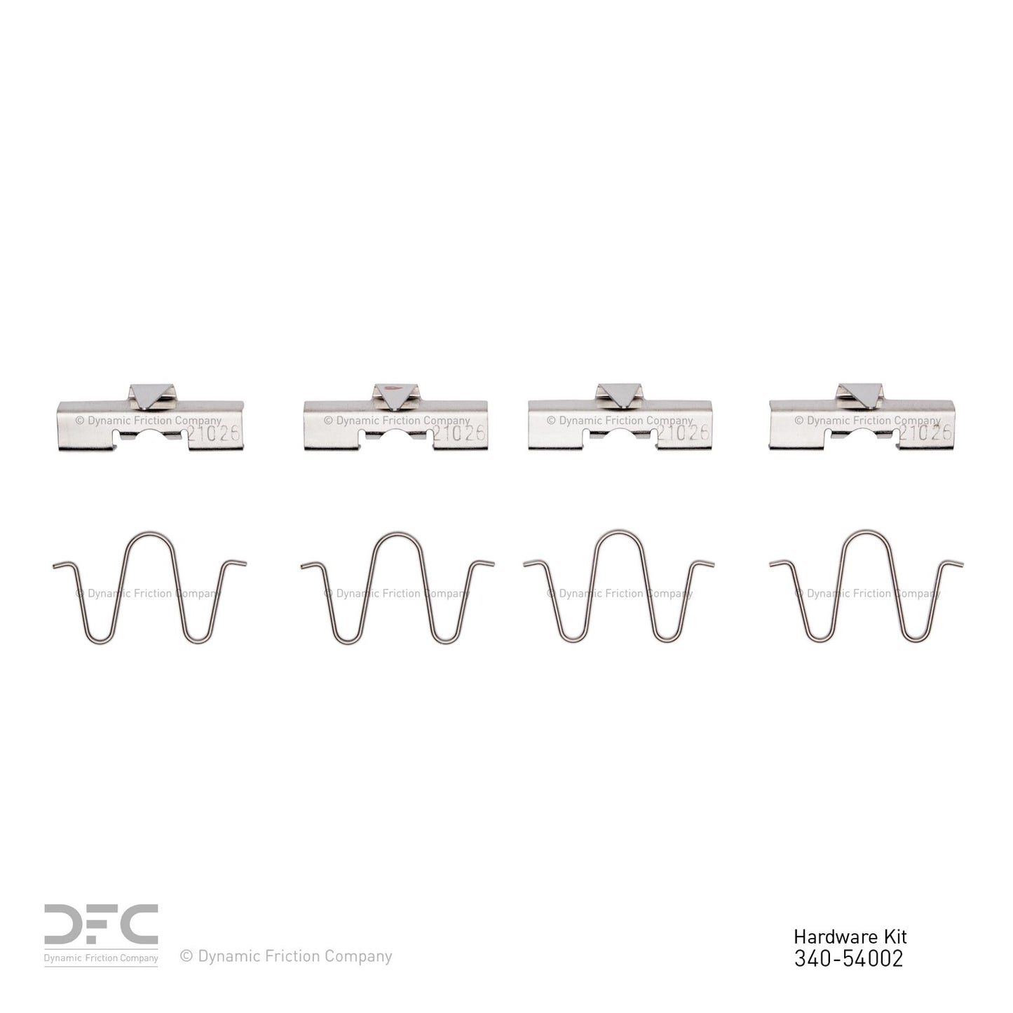 Dynamic Friction Company Disc Brake Hardware Kit 340-54002
