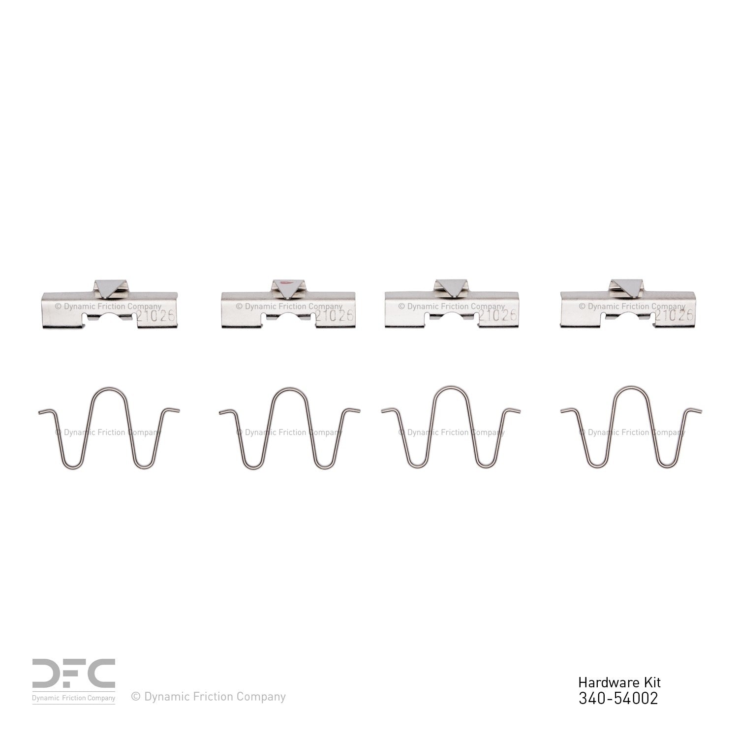 Dynamic Friction Company Disc Brake Hardware Kit 340-54002