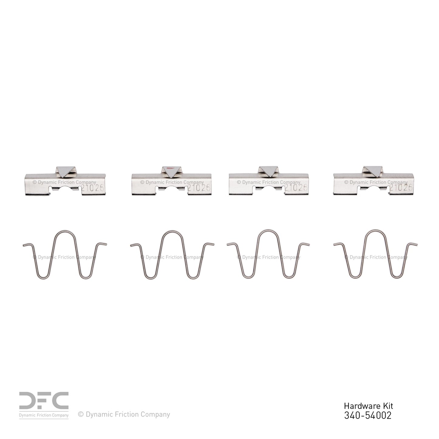 Dynamic Friction Company Disc Brake Hardware Kit 340-54002