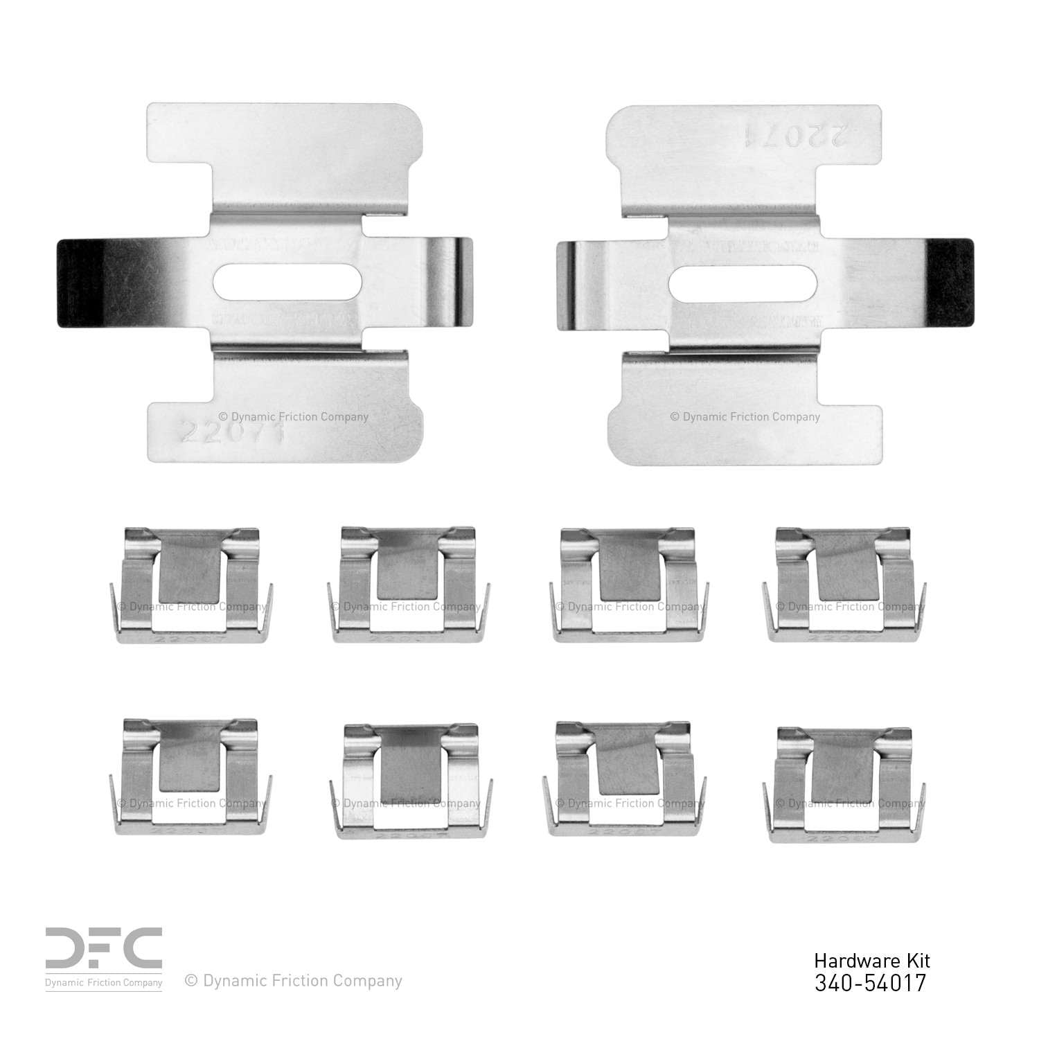 Dynamic Friction Company Disc Brake Hardware Kit 340-54017