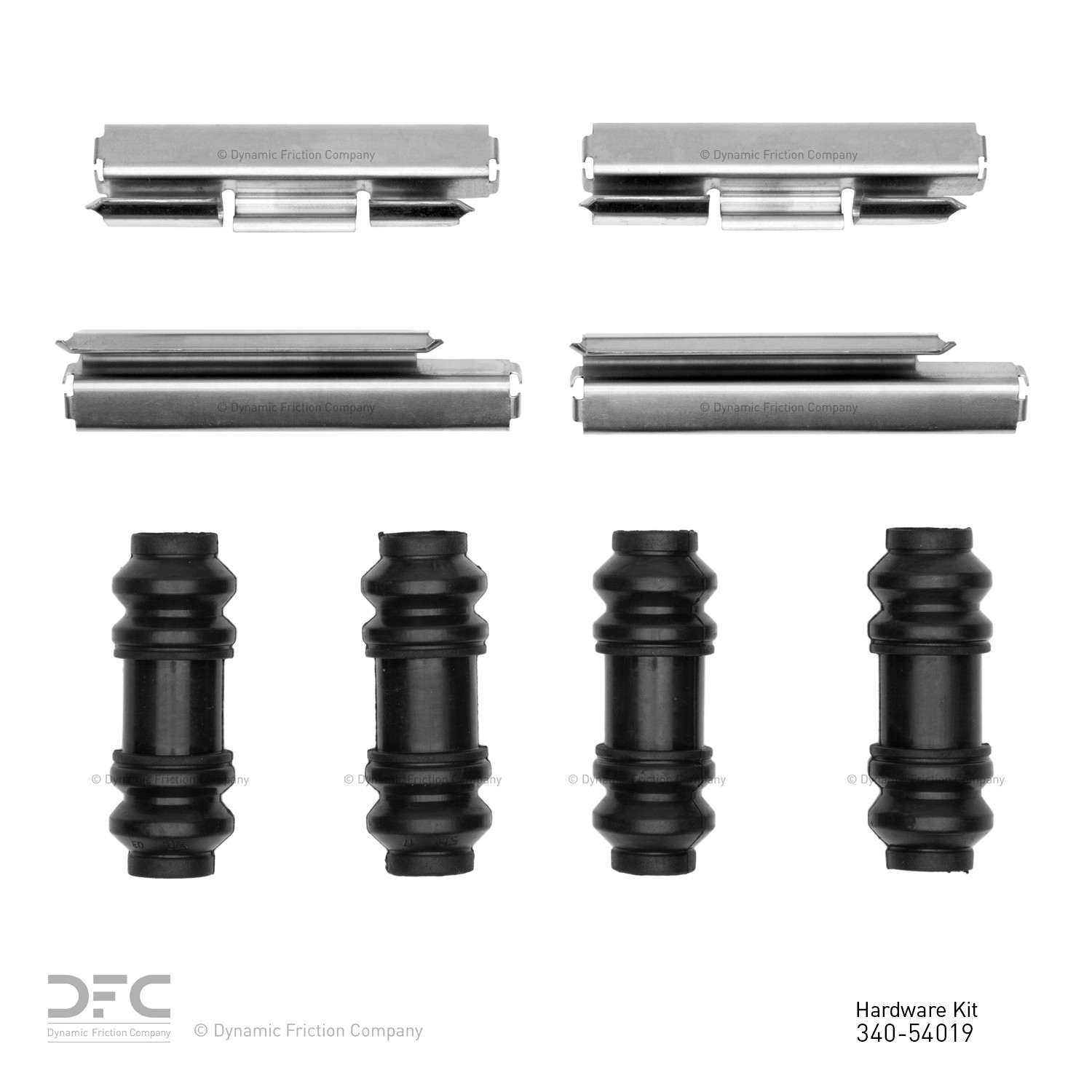 Dynamic Friction Company Disc Brake Hardware Kit 340-54019