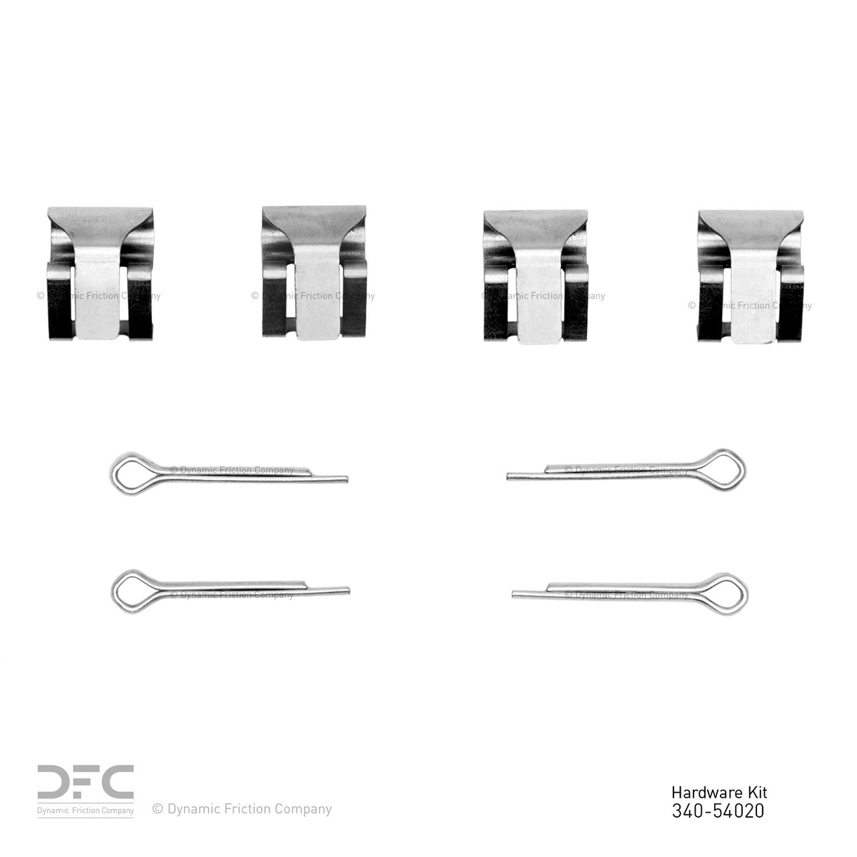 Dynamic Friction Company Disc Brake Hardware Kit 340-54020