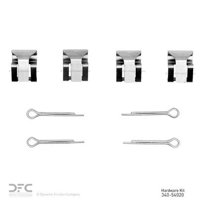 Dynamic Friction Company Disc Brake Hardware Kit 340-54020